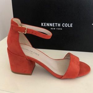 Kenneth Cole suede thick heels